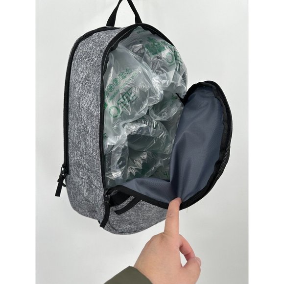 adidas Prime Sling Backpack Heather Gray Large School Bag Fits Laptop/Tablet Boy - Picture 9 of 16